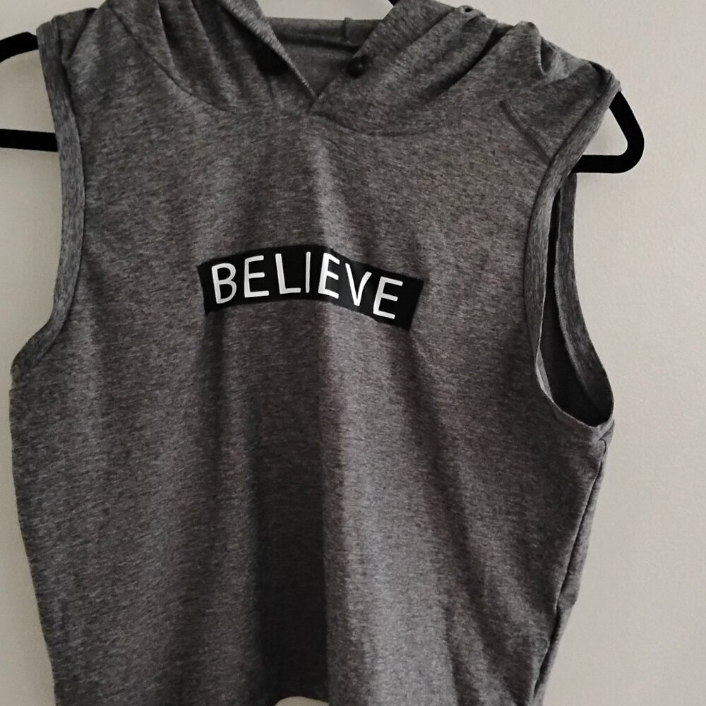 DANSKIN GRAY NO SLEEVE